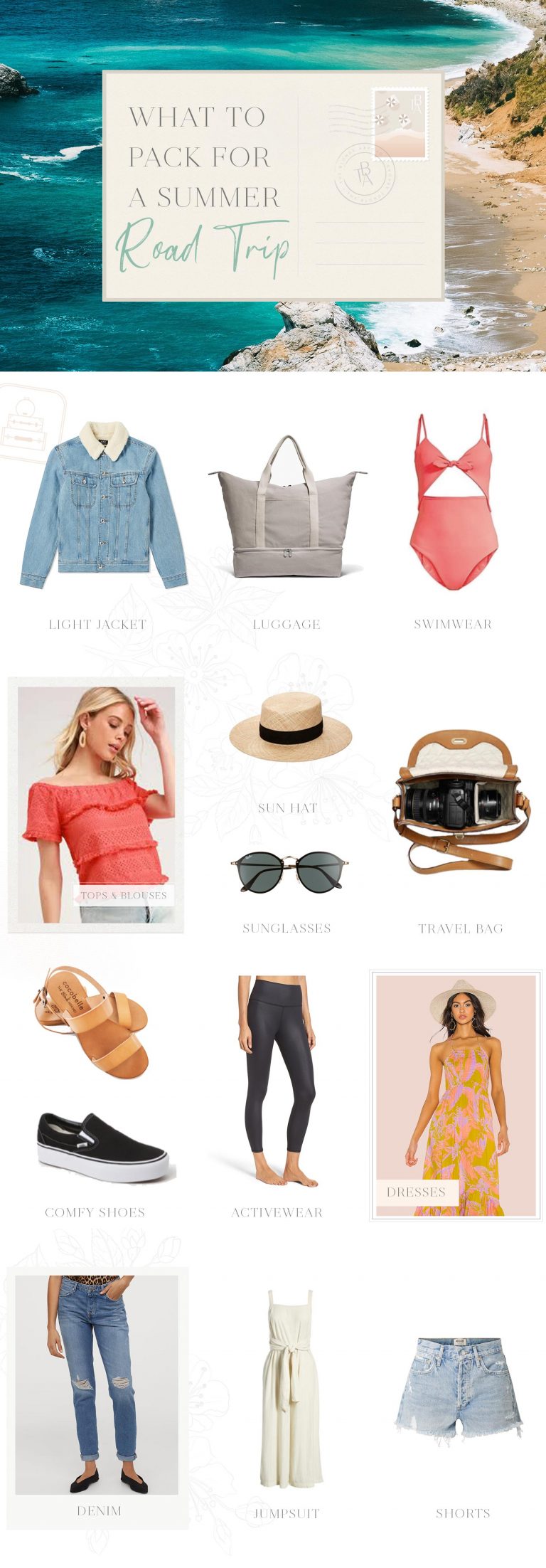 What to Pack for a 1 Week Summer Road Trip • The Blonde Abroad