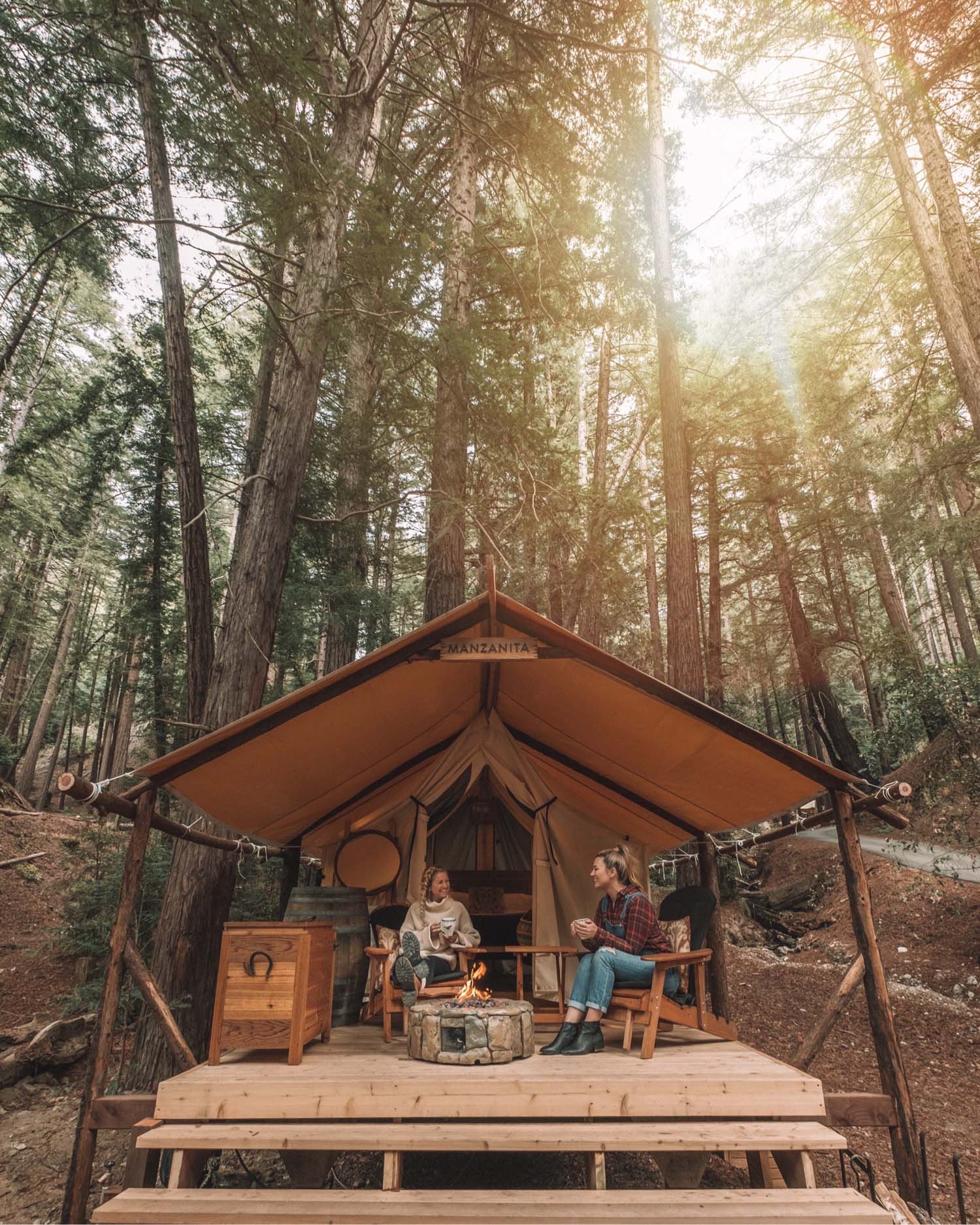 Glamping in California