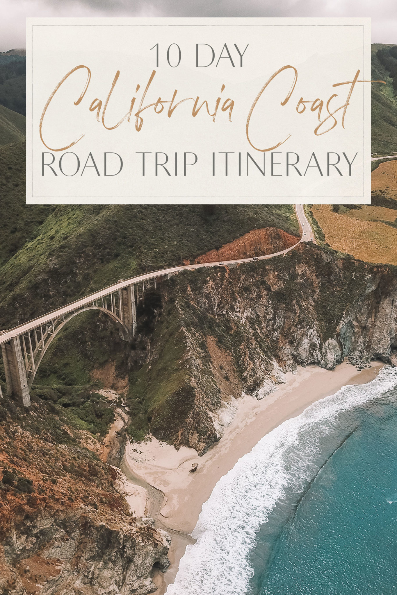 road trip up the coast of california