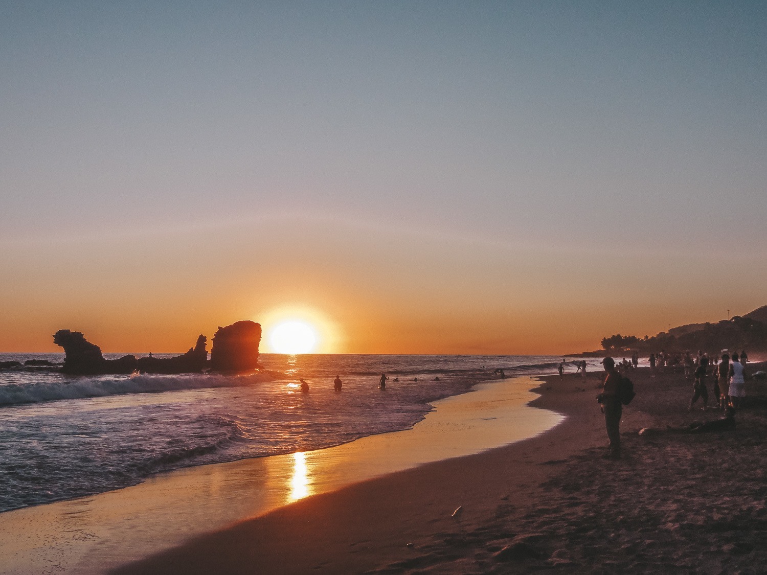 Playa El Tunco, El Salvador.