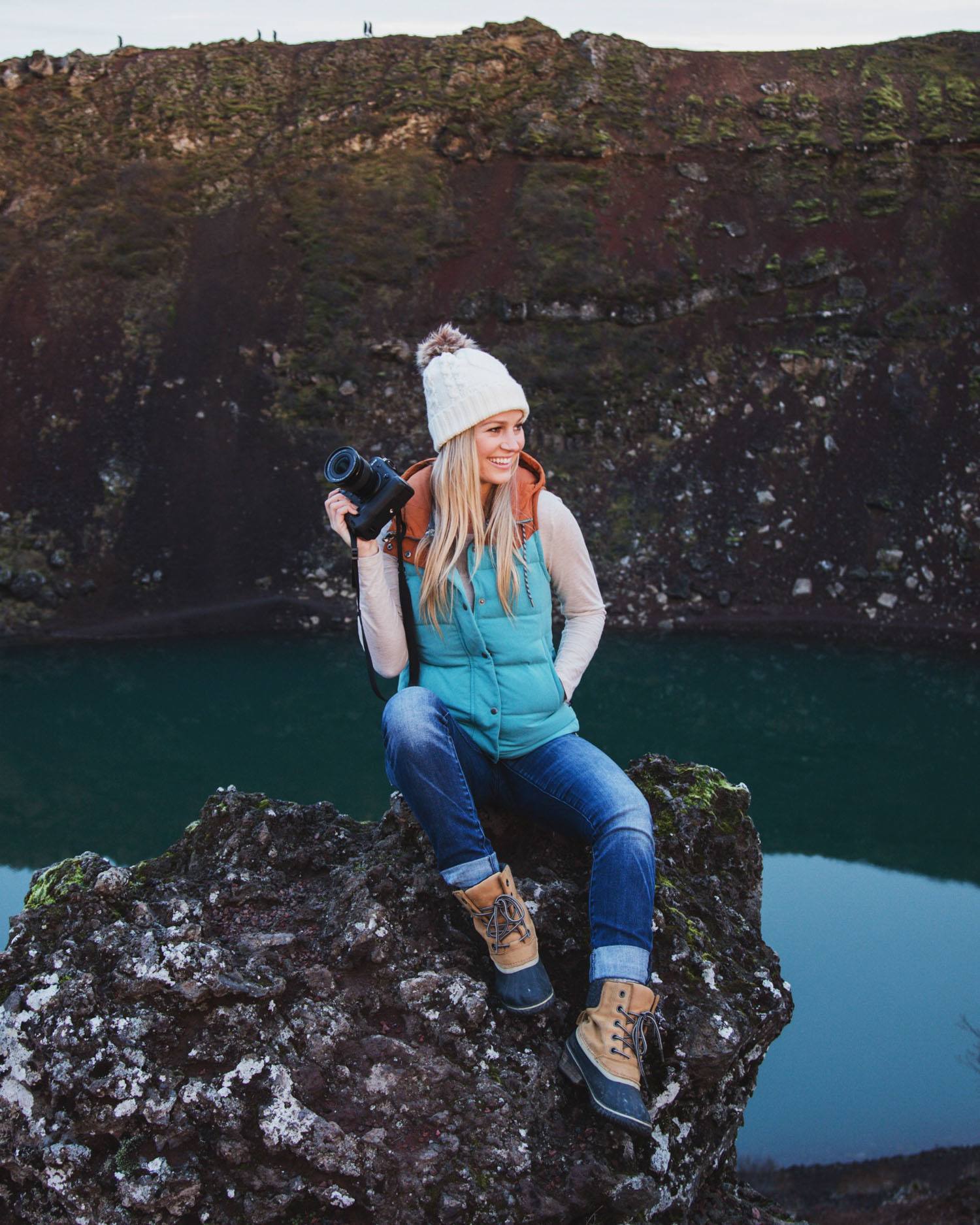 Blonde in Iceland