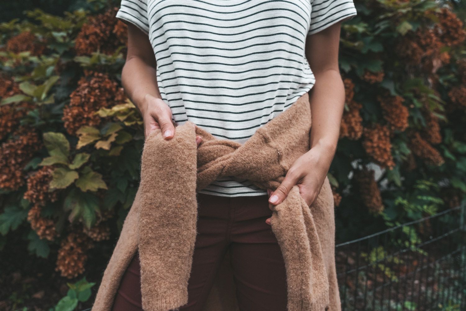 Tan Chunky Cardigan from Backcountry