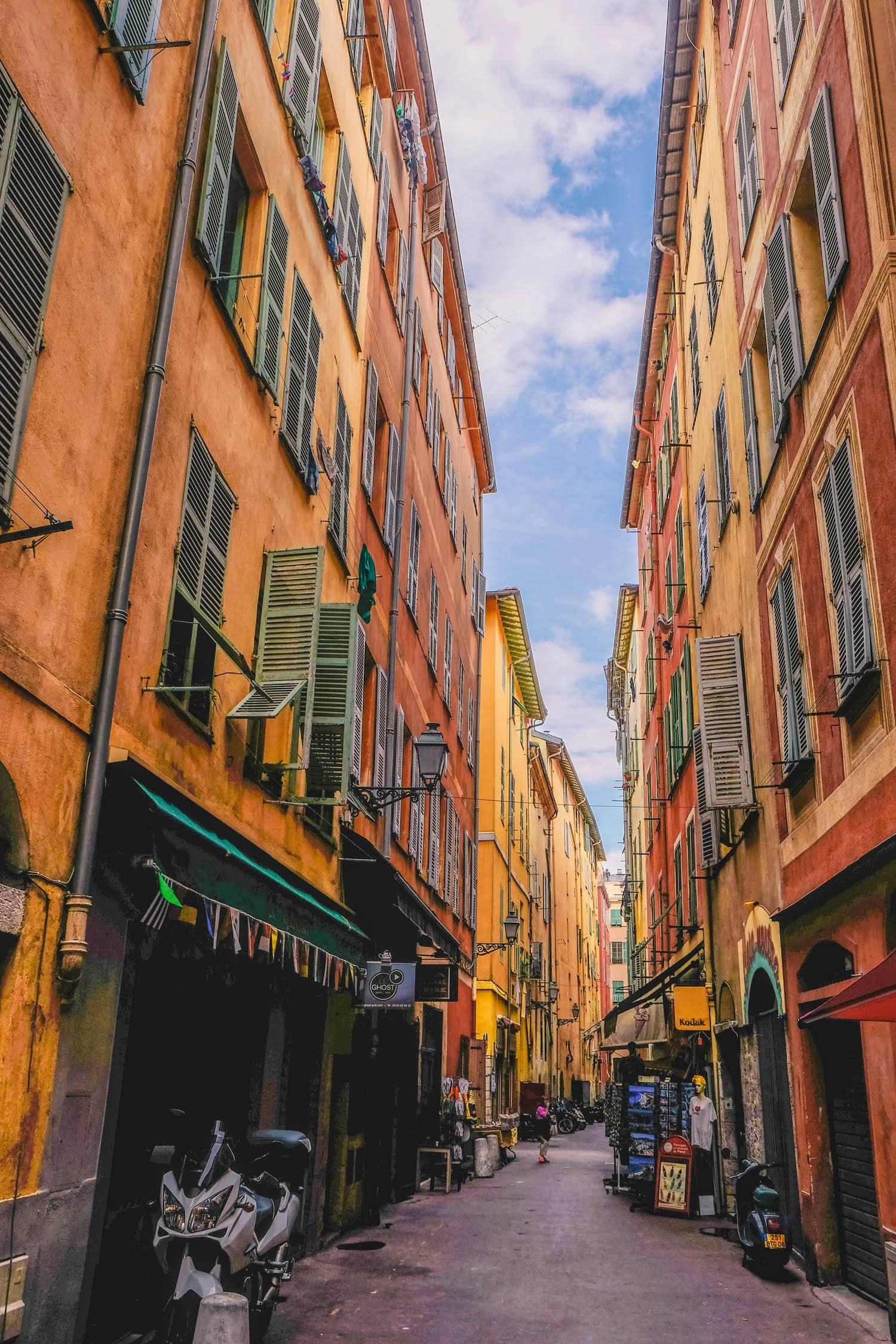 streets in nice, france