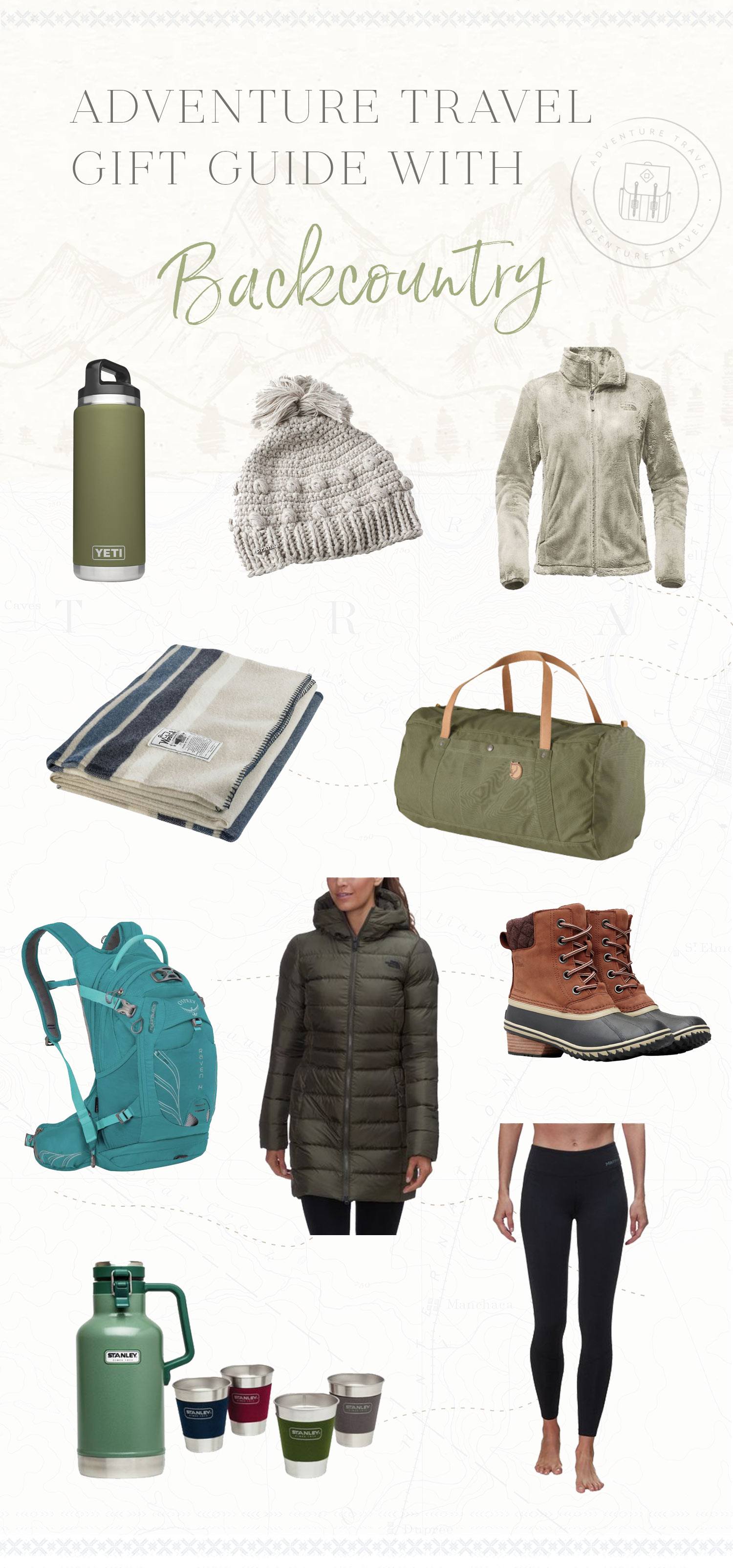 Adventure Travel Gift Guide with Backcountry
