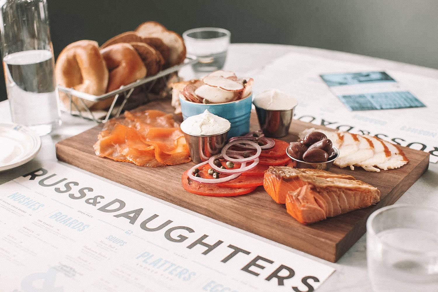 Russ and Daughters Cafe in NYC