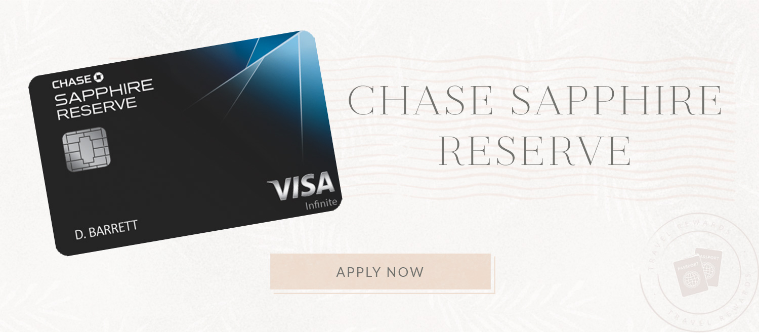 Chase Sapphire Reserve Credit Card Review • The Blonde Abroad