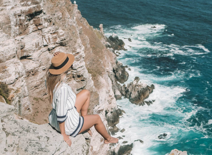 Boys Cabo Straw Hat Malibu Wave