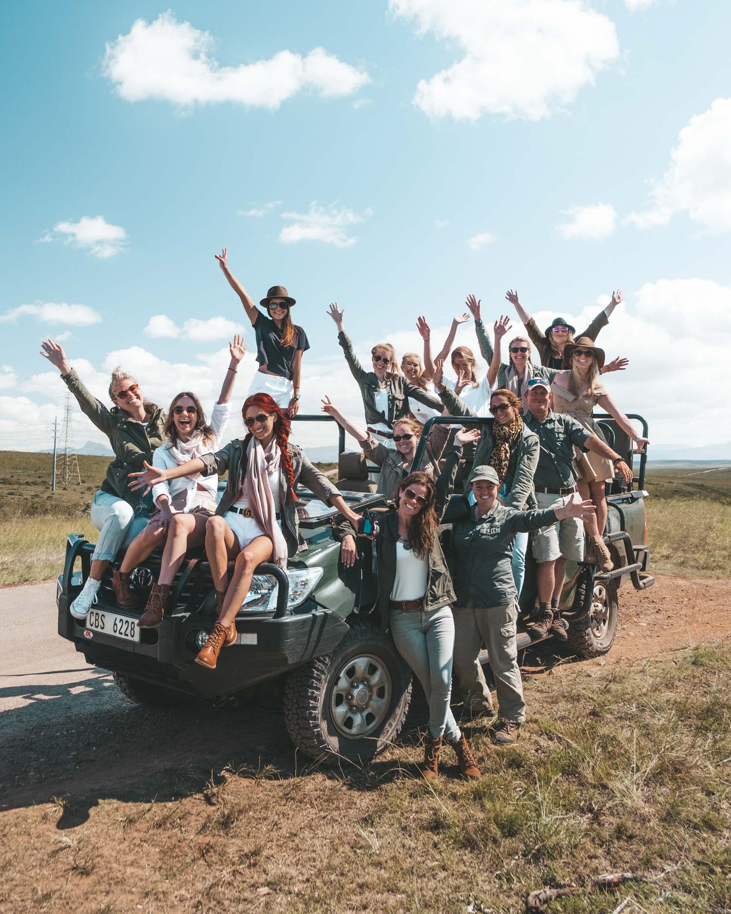 girls on tba escapes tour in south africa