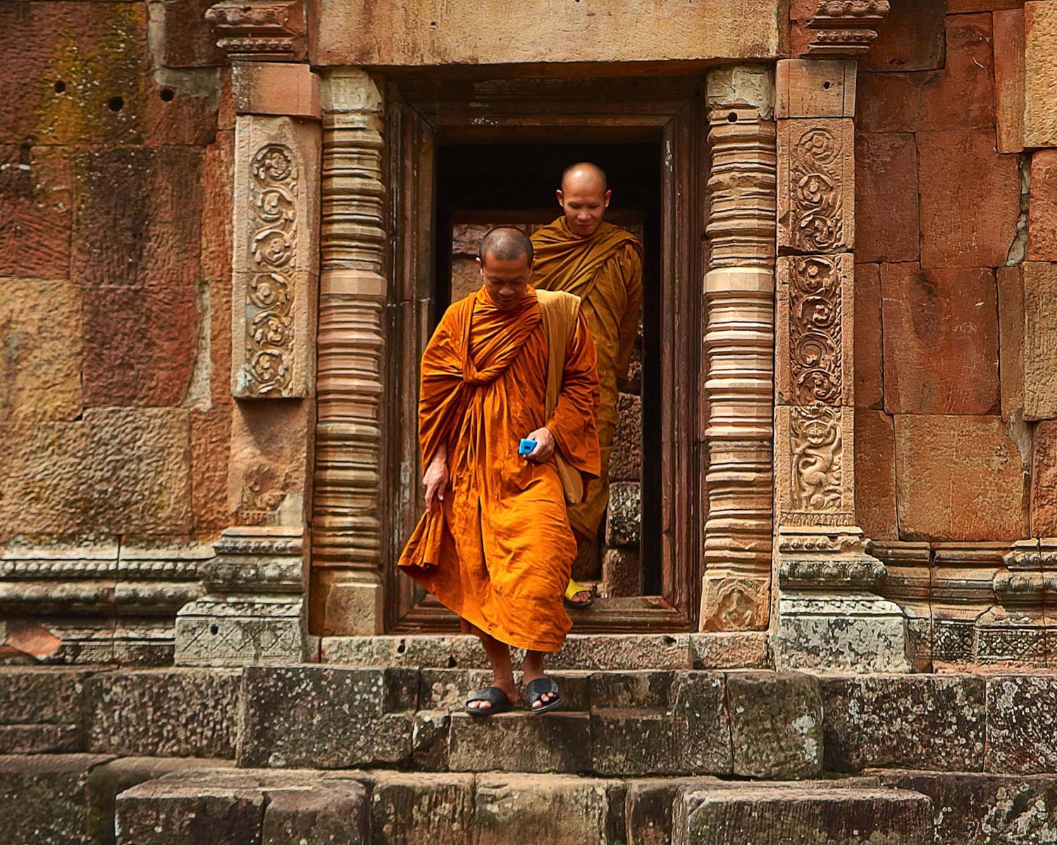 monks in thailand
