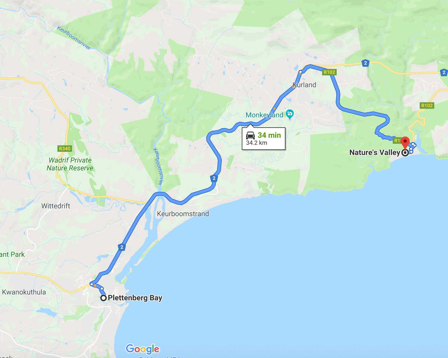 garden route itinerary day 4