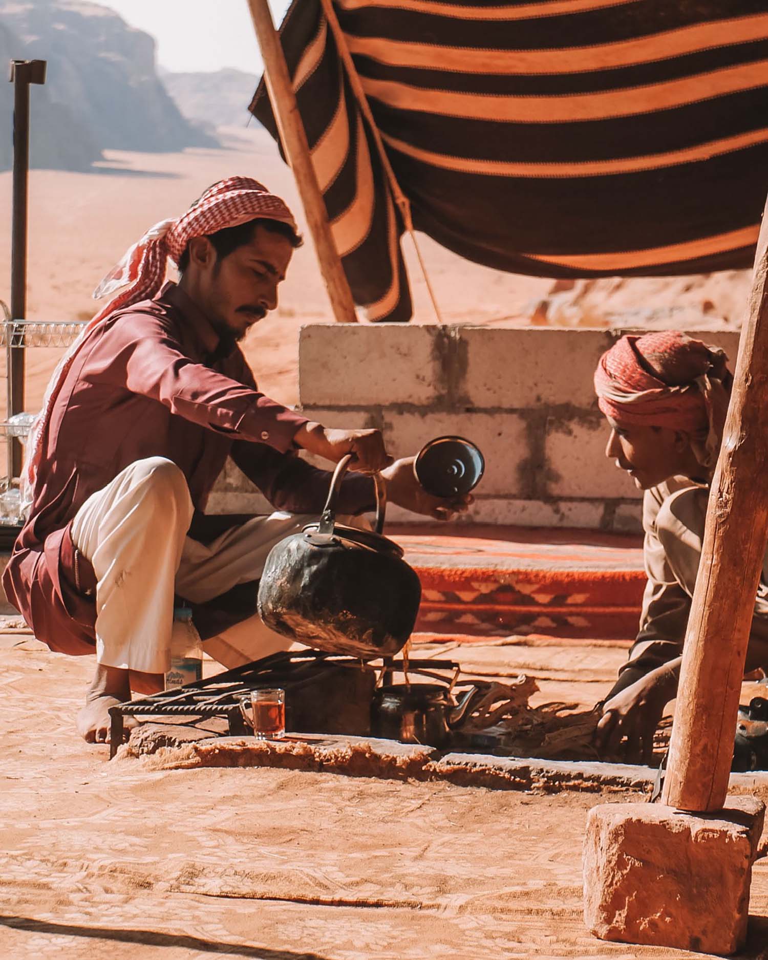 petra jordan tea bedouin