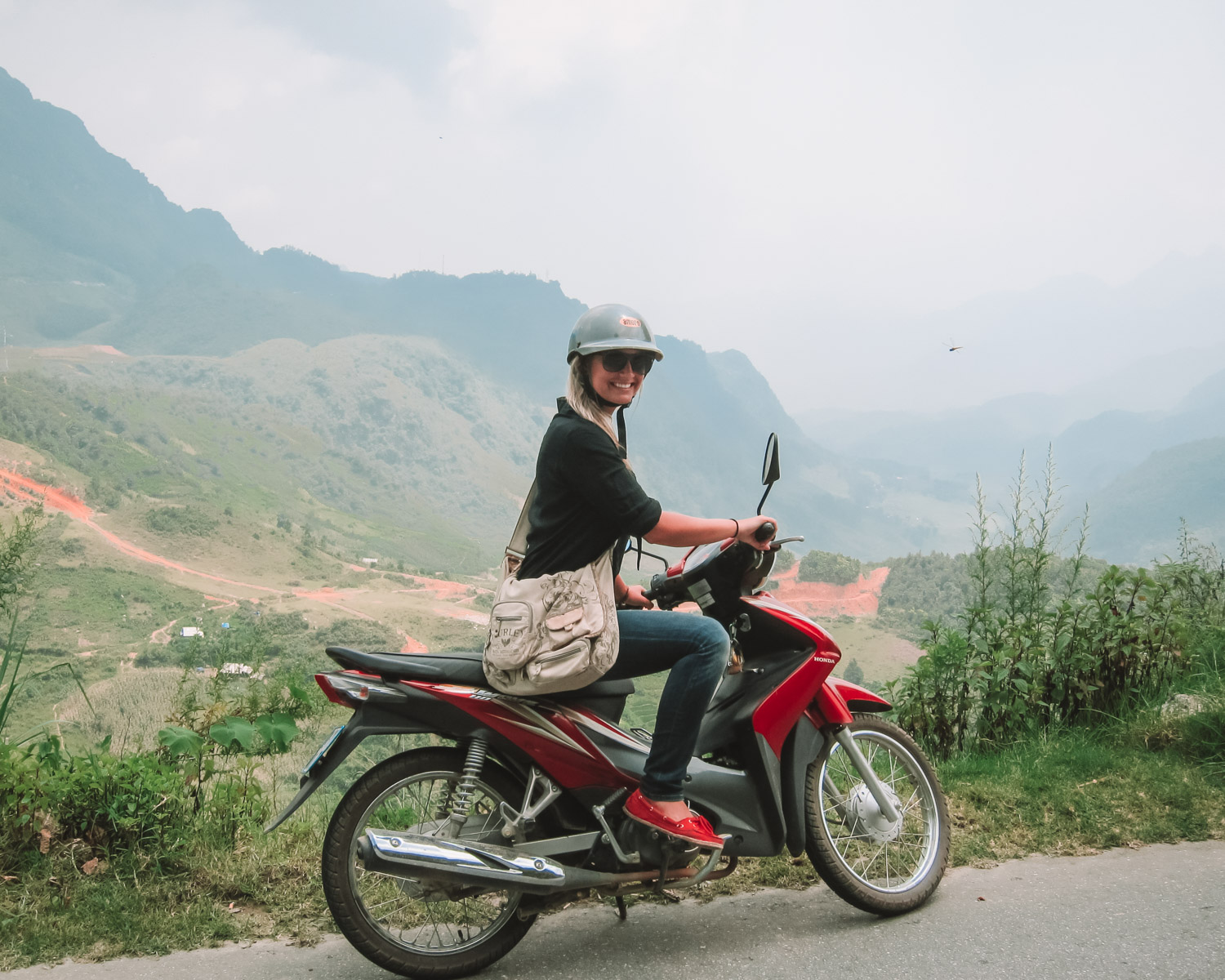 blonde in vietnam