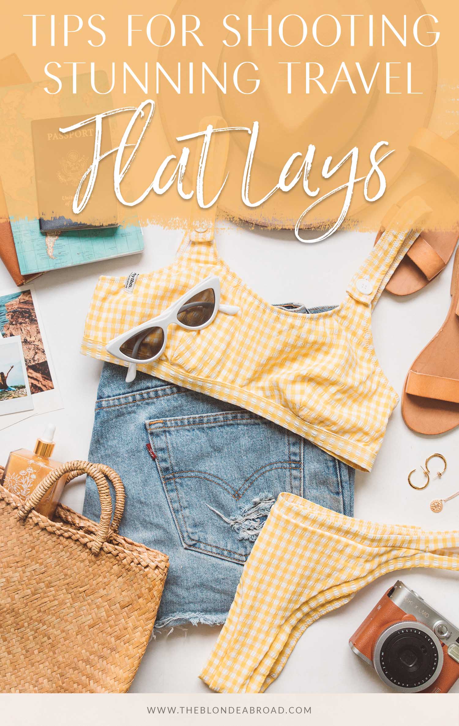 Tips for Shooting Stunning Travel Flat Lays Header