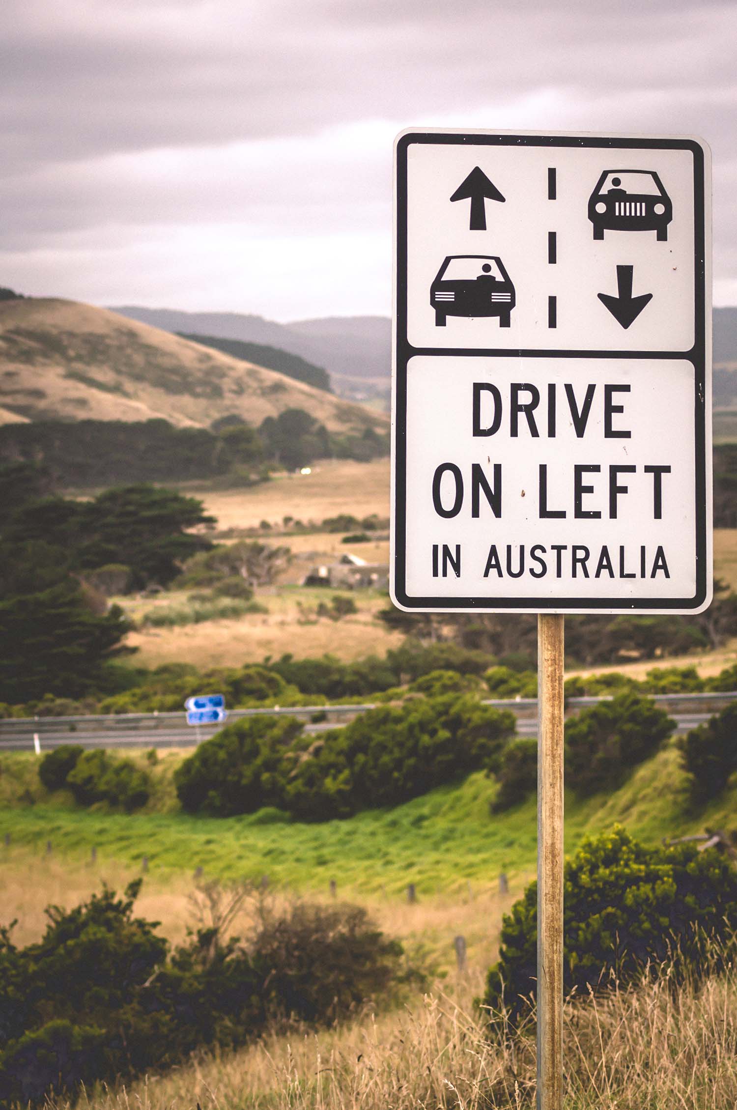 australia road sign