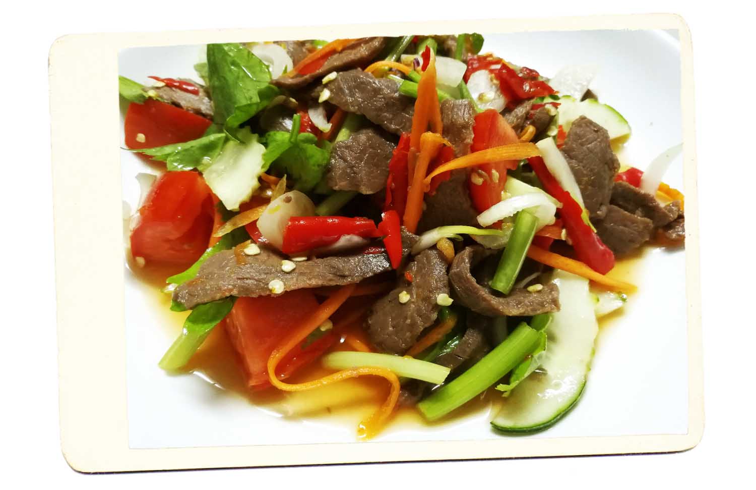 Yam Nua Thai beef salad