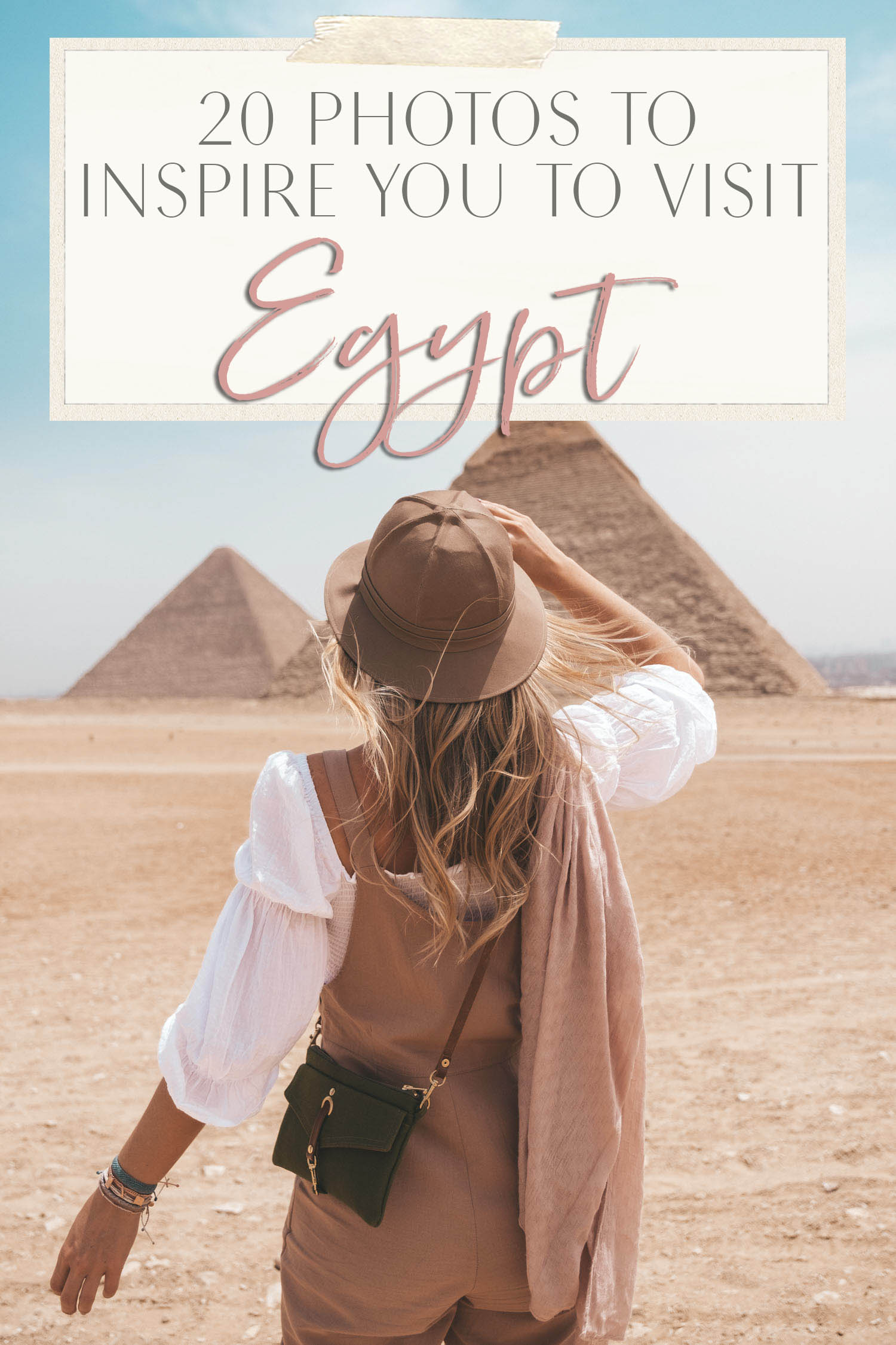 Egypt Travel blonde girl