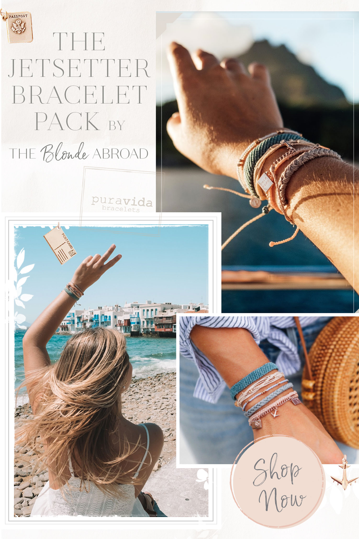 Travel Bracelet Pack by The Blonde Abroad 
