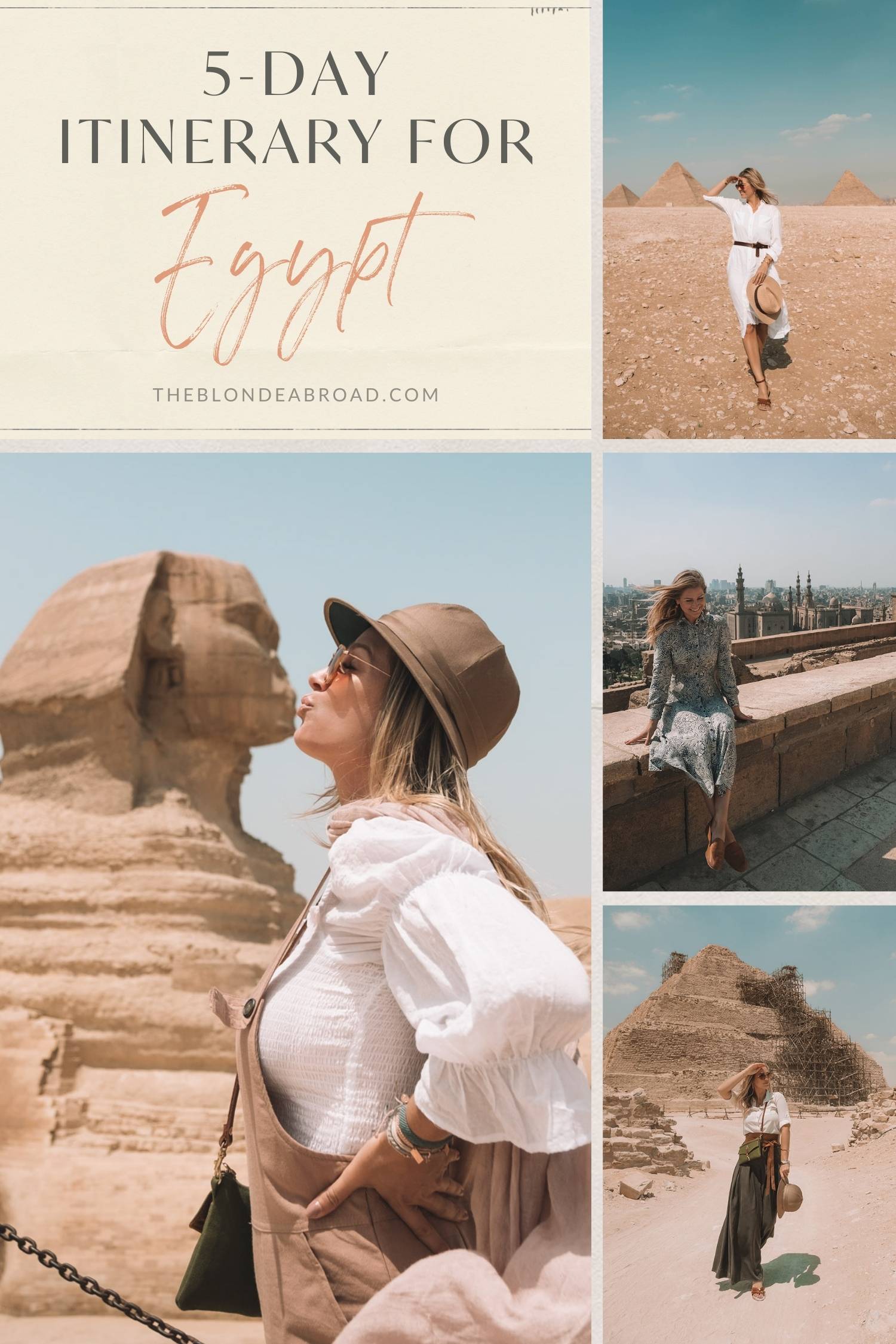 5-Day Egypt Itinerary for Cairo and the Pyramids