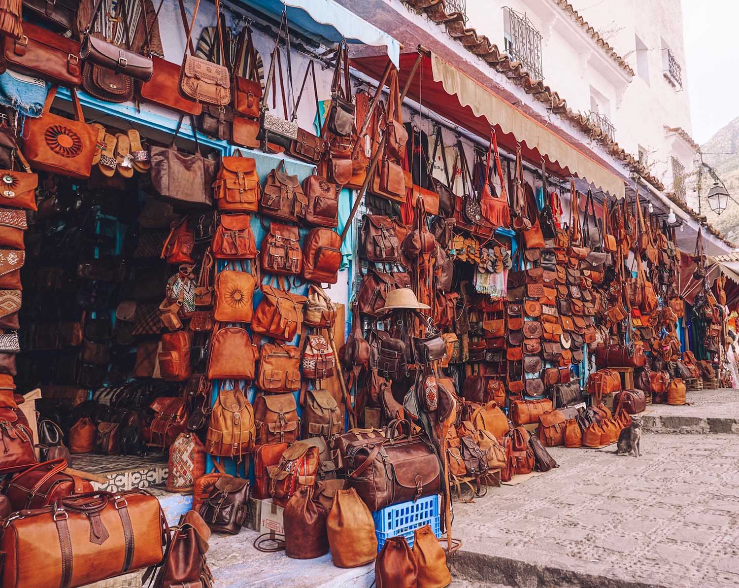 backpacks chefchaouen morocco