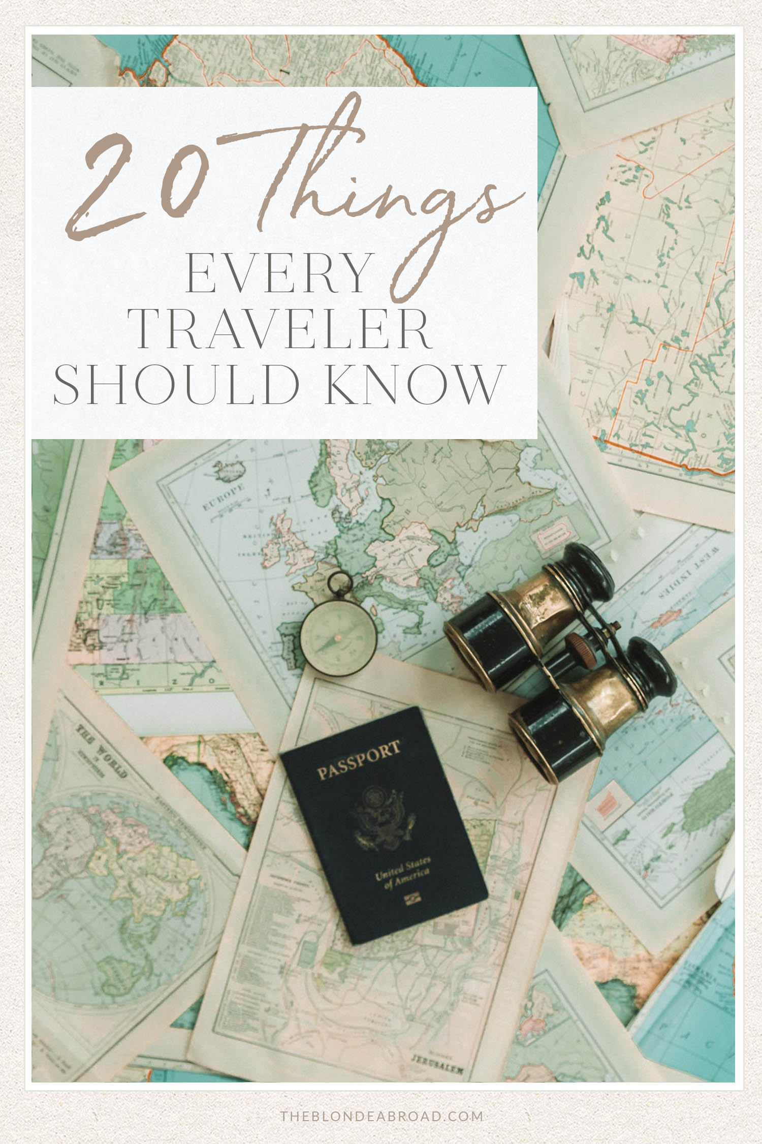 20 things every traveler should know