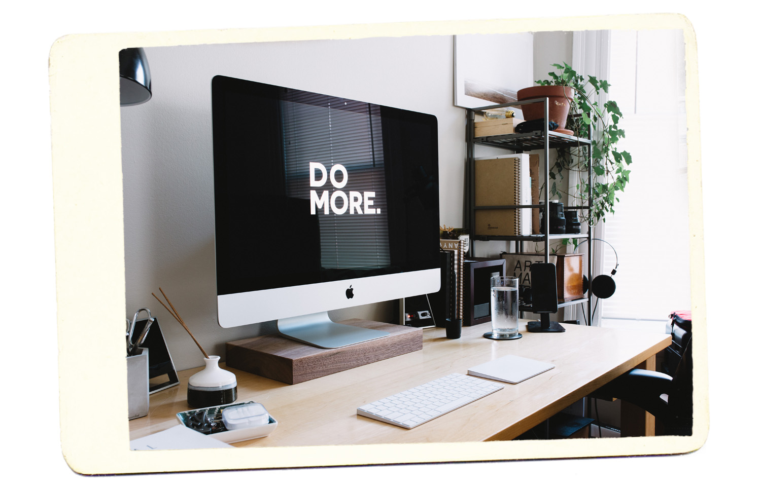 desk space home freelancer blogger