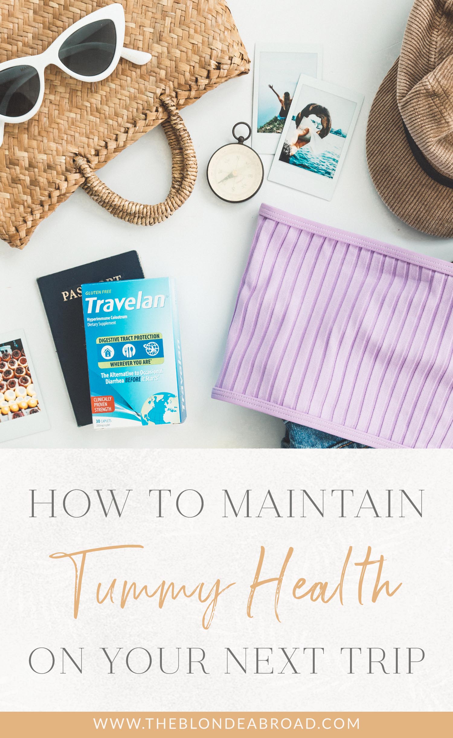 How to maintain Tummy health traveling