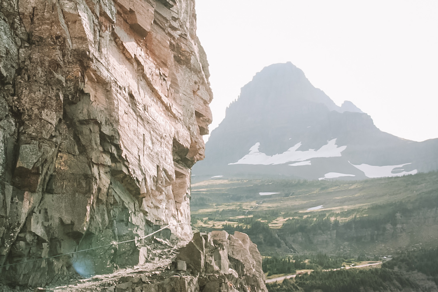 glacier national park summer view