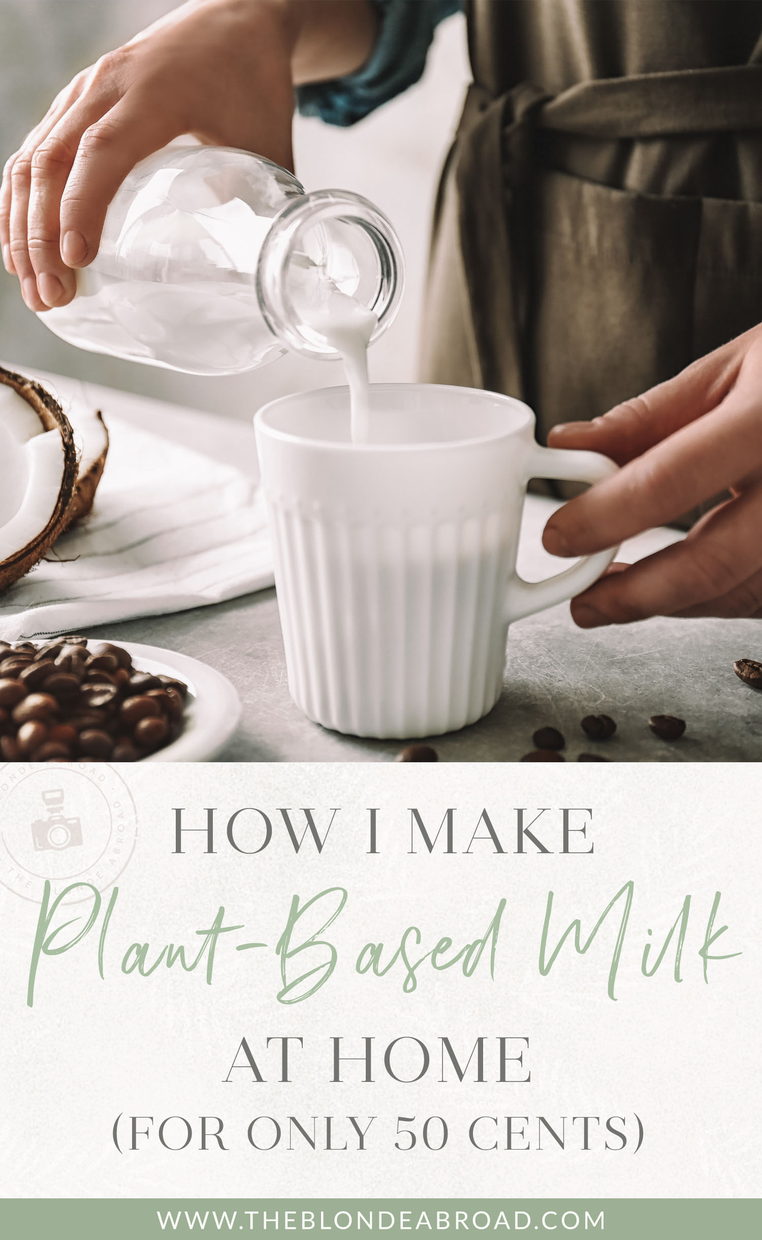 how i make plant based milk at home
