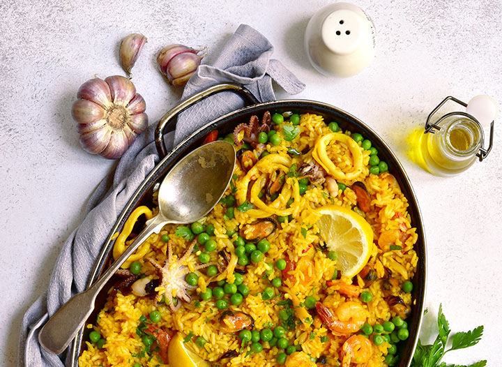 Paella espanhola • A loira no exterior Plug Hosting