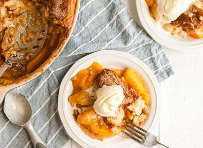 Homemade Peach Cobbler Recipe