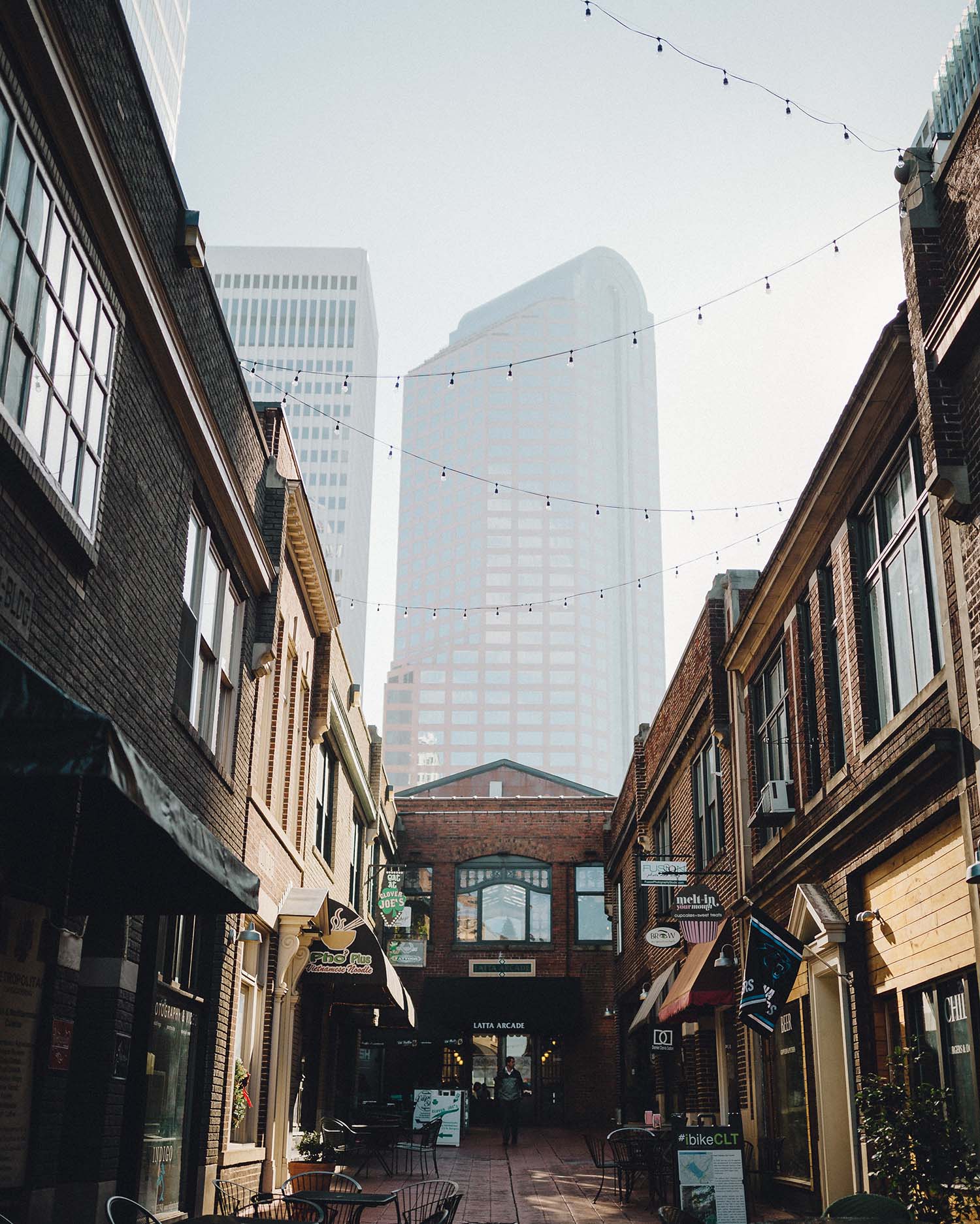 Brevard Court alley in Charlotte North Carolina Road Trip