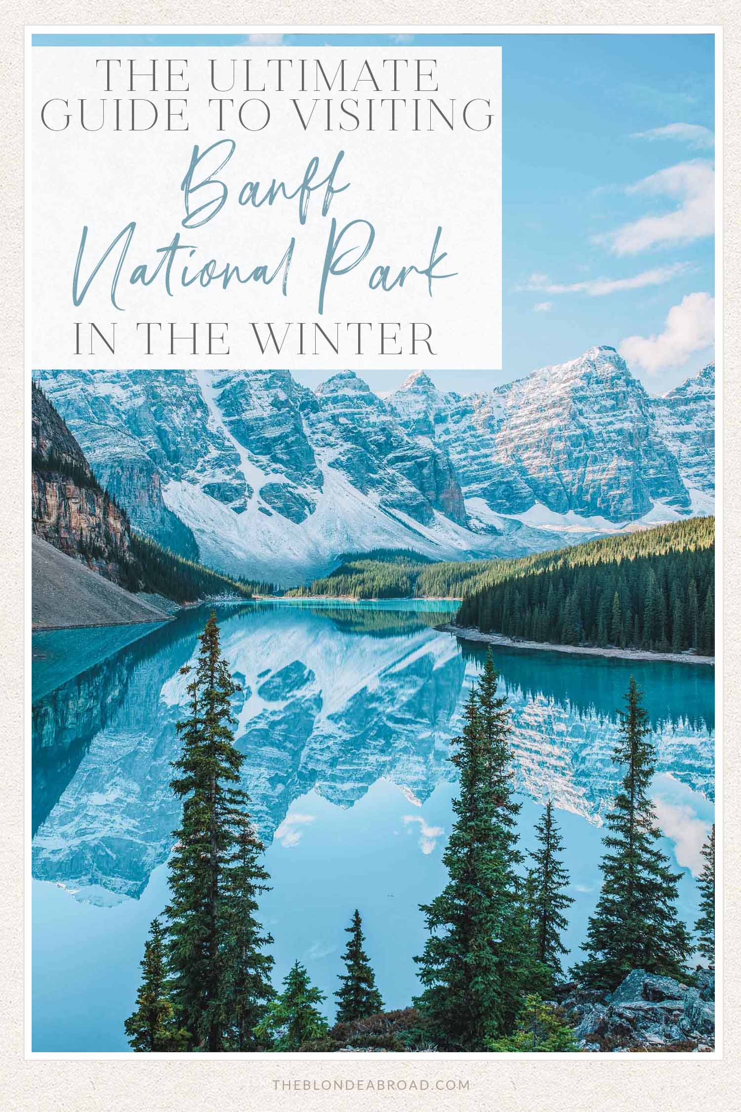 banff winter travel guide