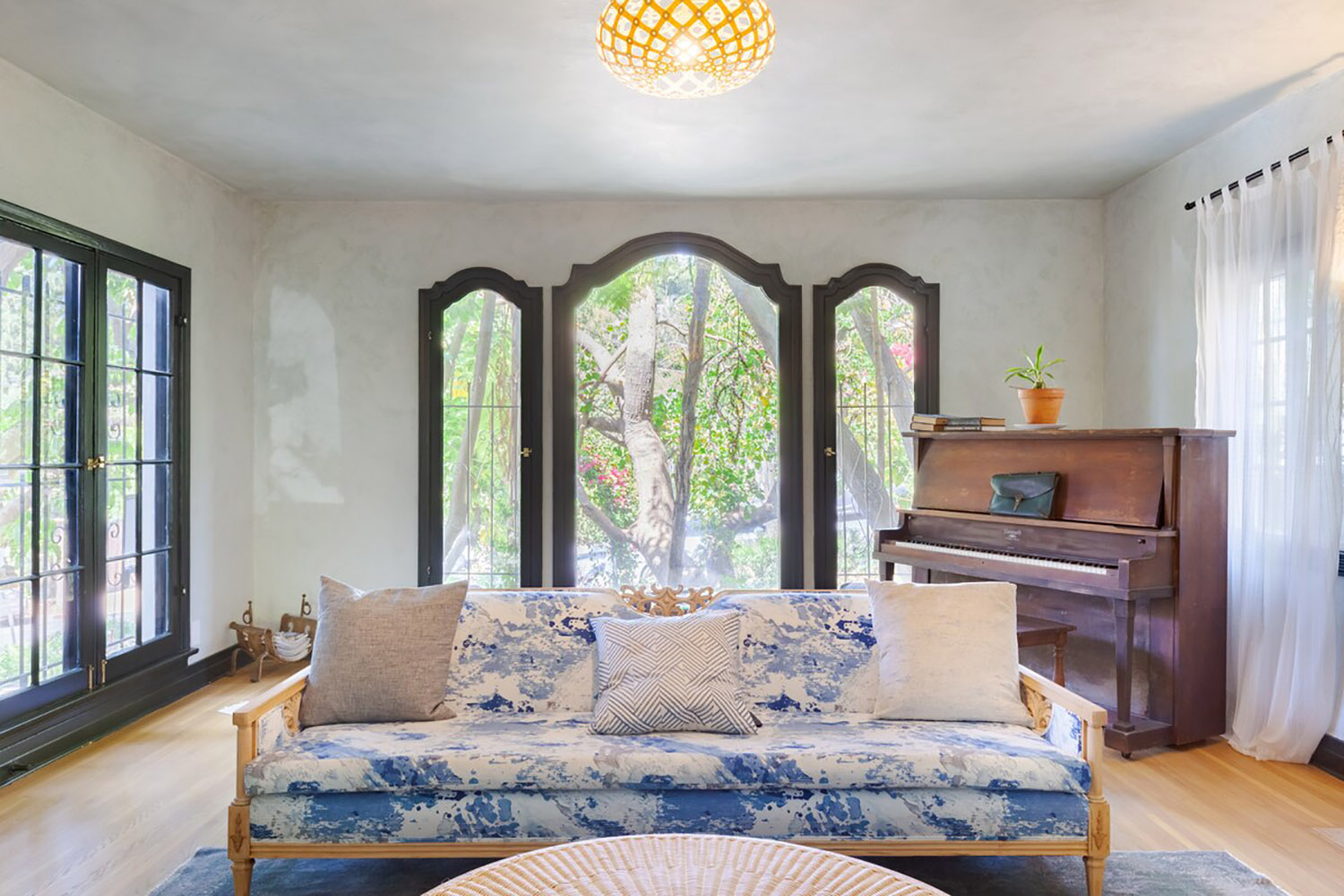 Los Feliz Airbnb Blue House Piano Cool Los Angeles