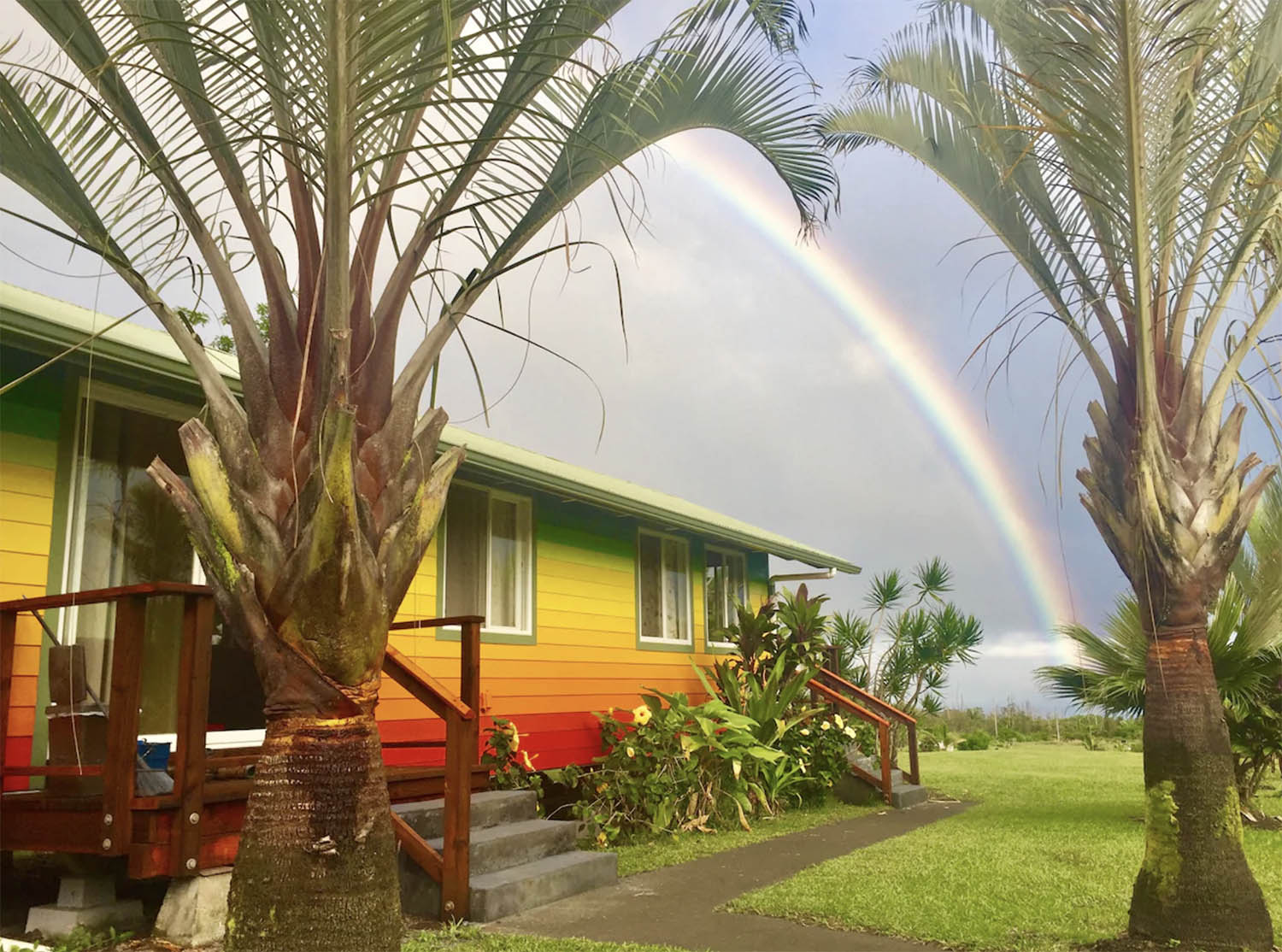 casa de campo arco-íris havaí airbnb
