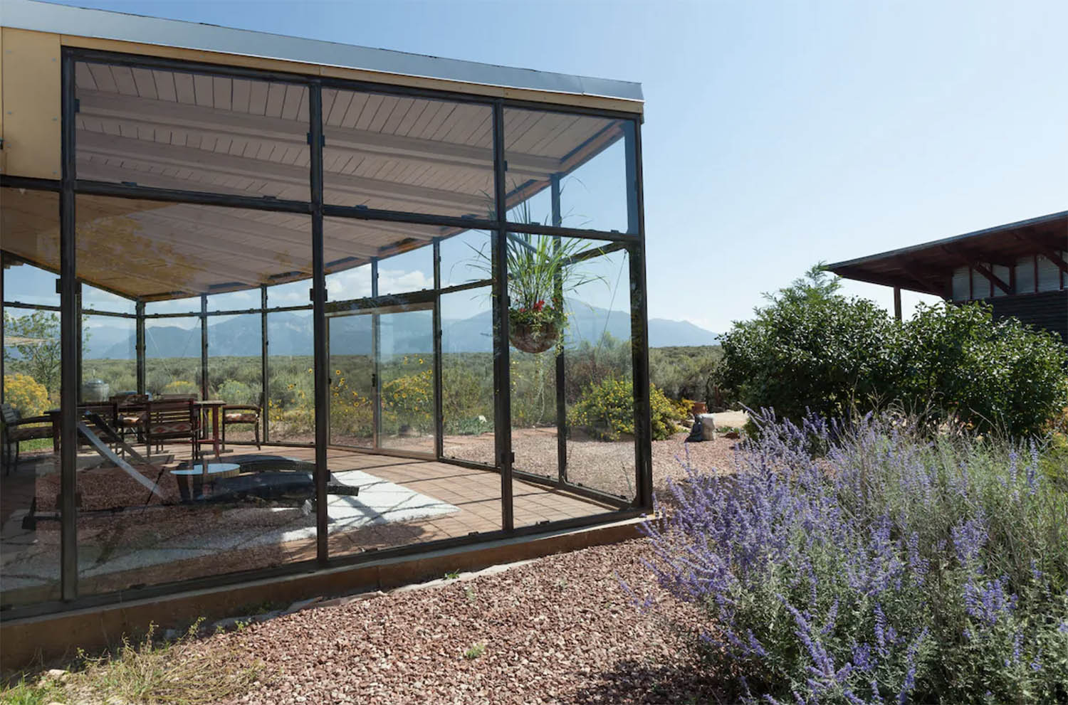 Hip Adobe Haven Glass House El Prado New Mexico Airbnb