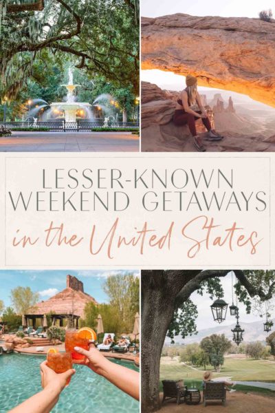 Lesser-Known Weekend Getaways in the United States • The Blonde Abroad