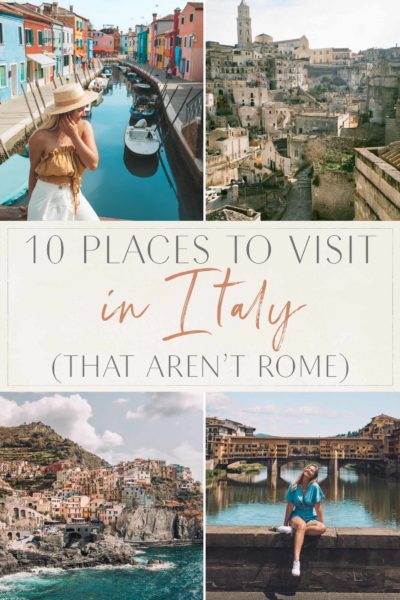 10 Places to Visit in Italy (That Aren’t Rome) • The Blonde Abroad