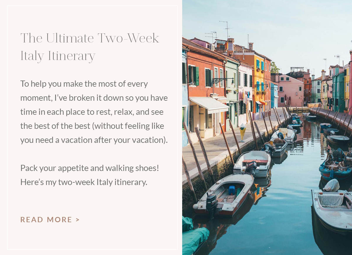 https://www.theblondeabroad.com/ultimate-two-week-italy-itinerary/