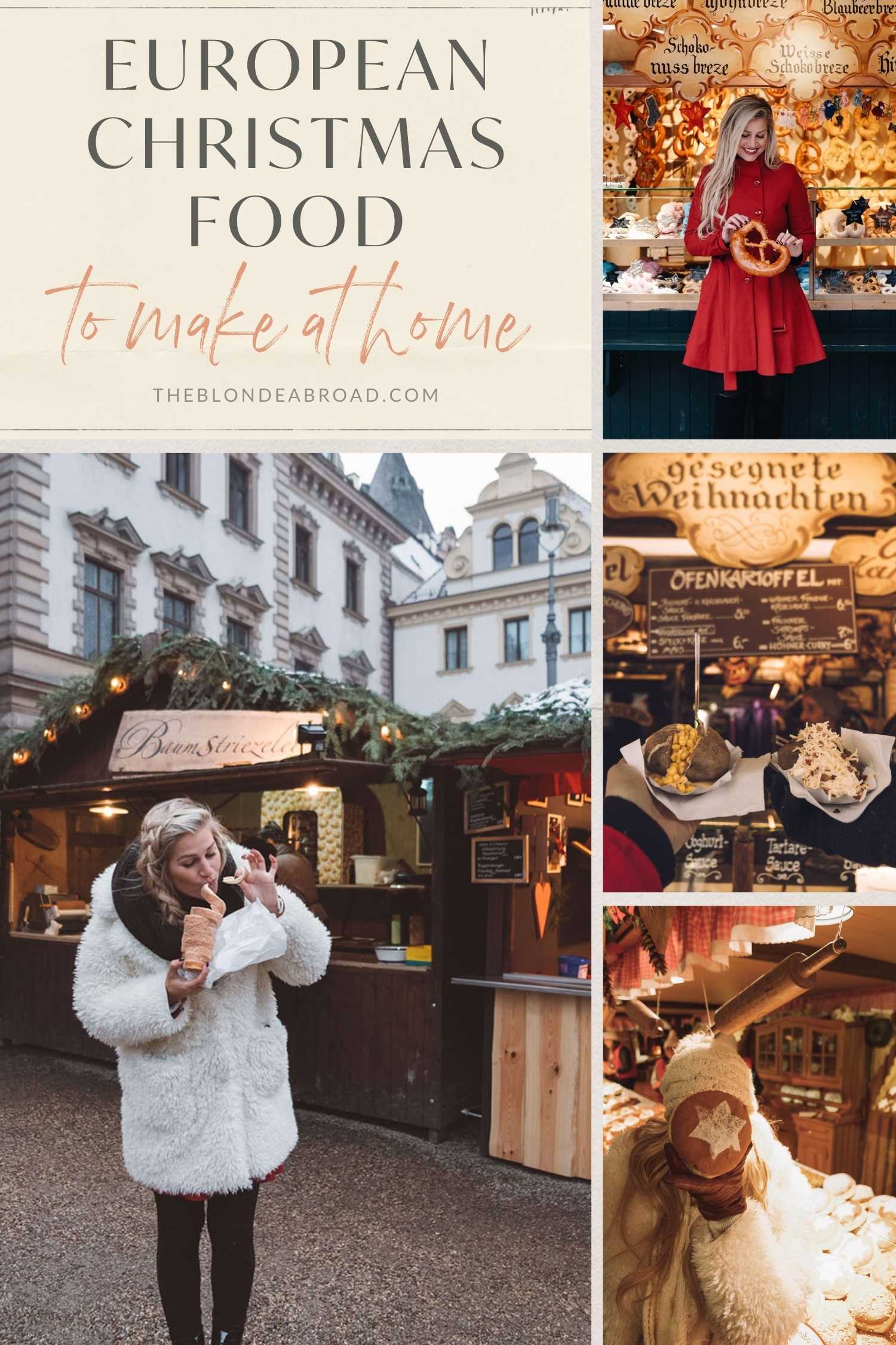 European Christmas Market Food (to make at home!)