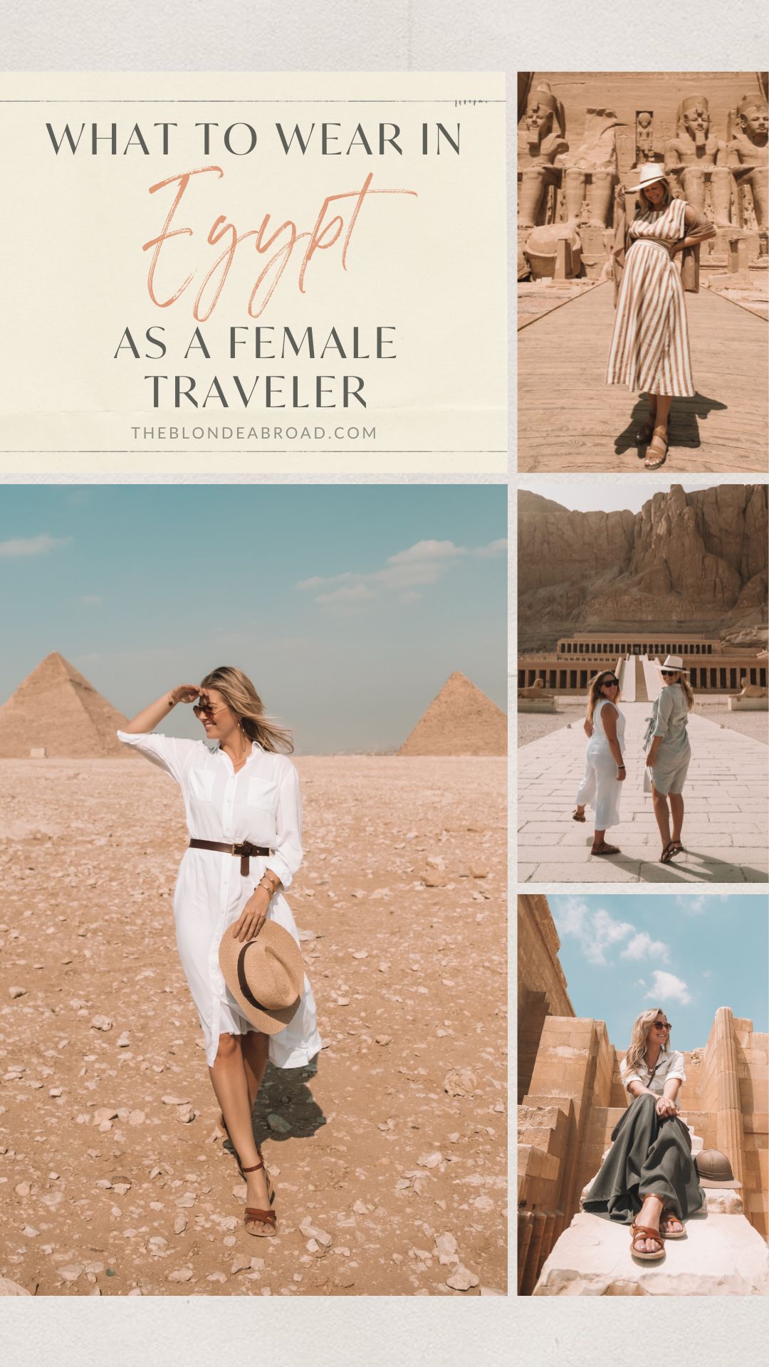 What to wear in Egypt as a female traveler