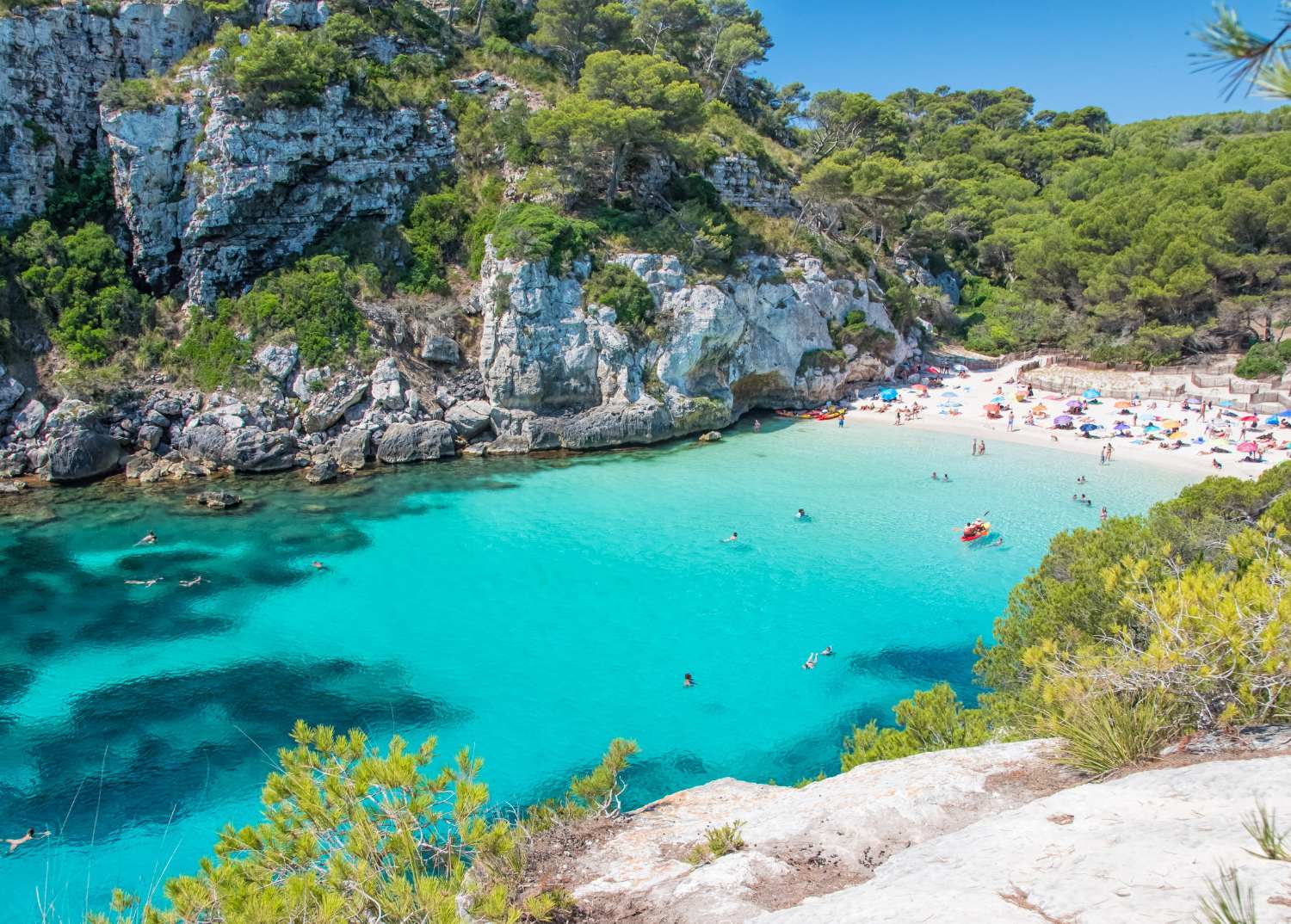 Menorca is one of the least crowded Balearic Islands in Spain