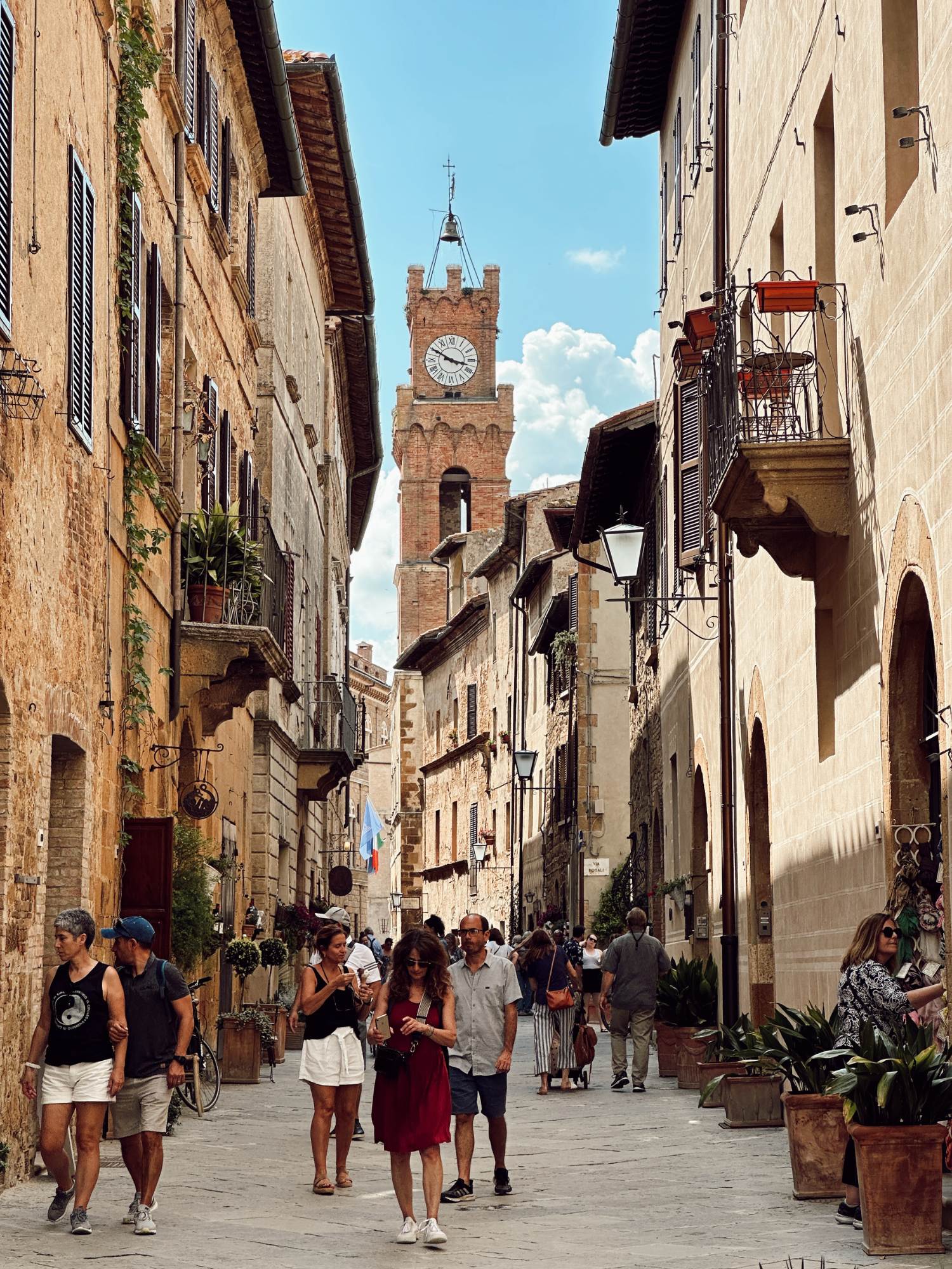 Charming hilltop town of Pienza