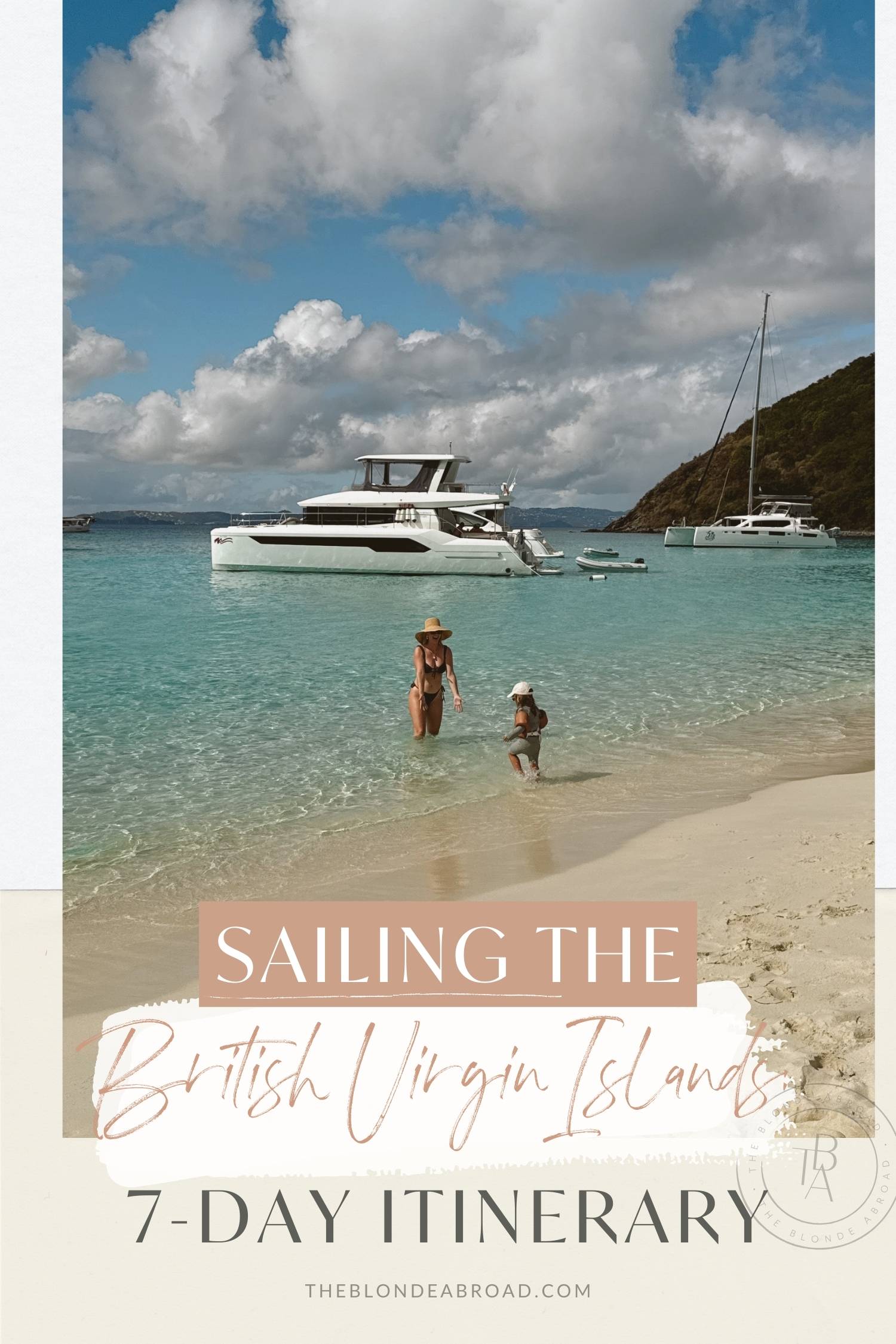 Sailing British Virgin Islands Pin